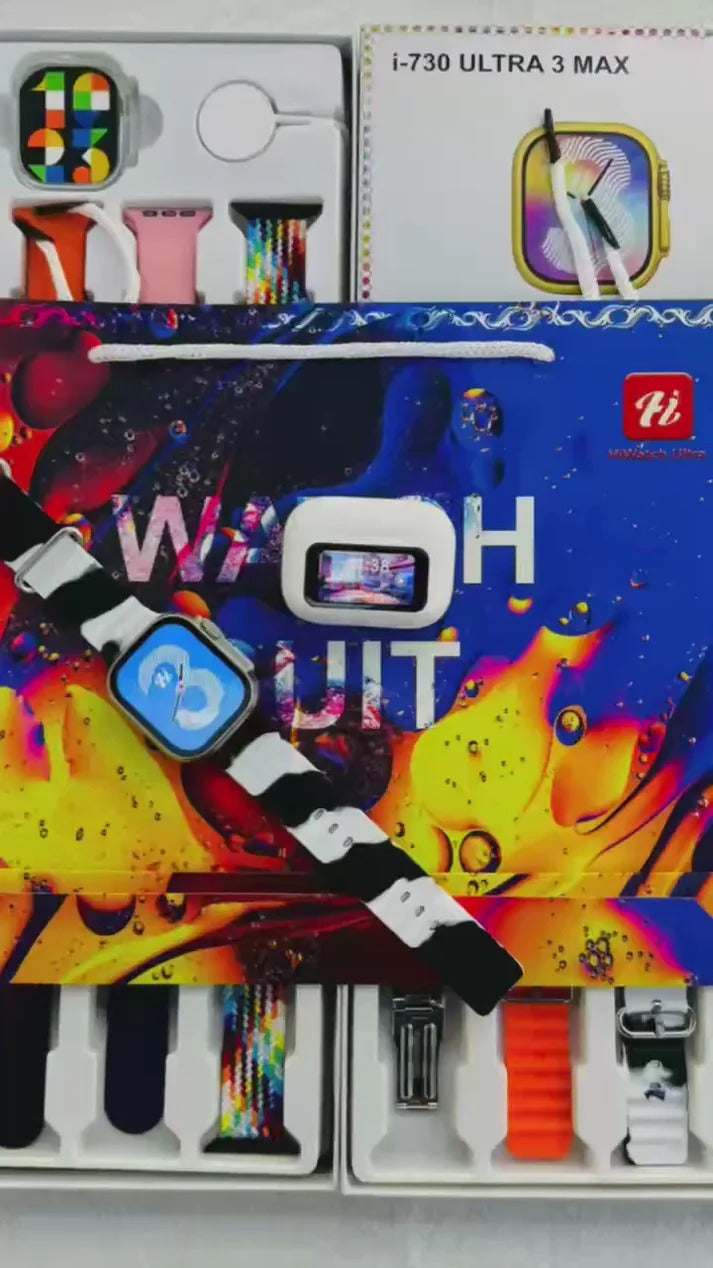 i-730 Ultra 3 Max Smartwatch 10 in 1 (Ultra 3 with A9 Pro)