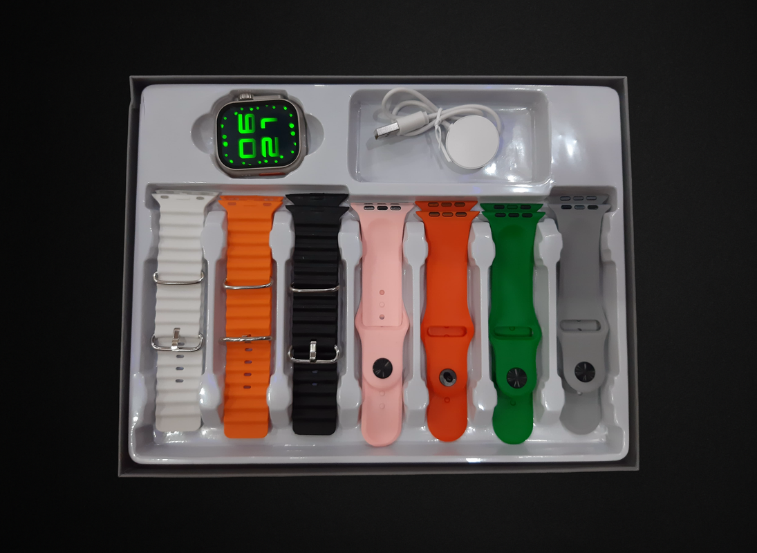 S800 Ultra 2 Smartwatch – 7 Straps in 1 | Multi-Sport Modes, Advanced Health Tracking & Stylish Design