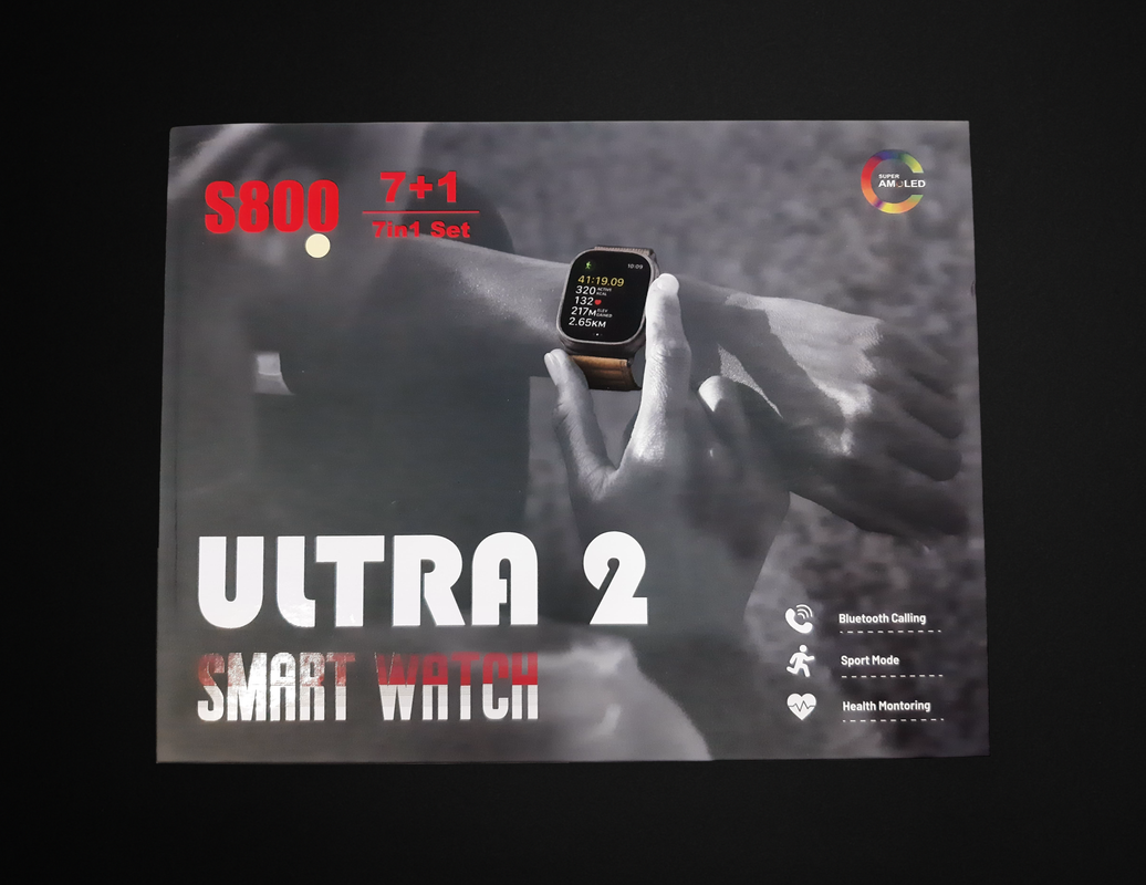 S800 Ultra 2 Smartwatch – 7 Straps in 1 | Multi-Sport Modes, Advanced Health Tracking & Stylish Design