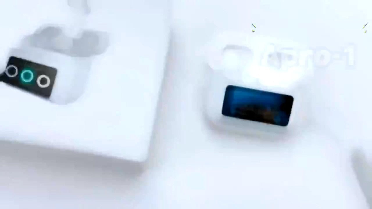 A9 Airbuds Pro – White | Noise Cancelling, HD Calling, Digital Display